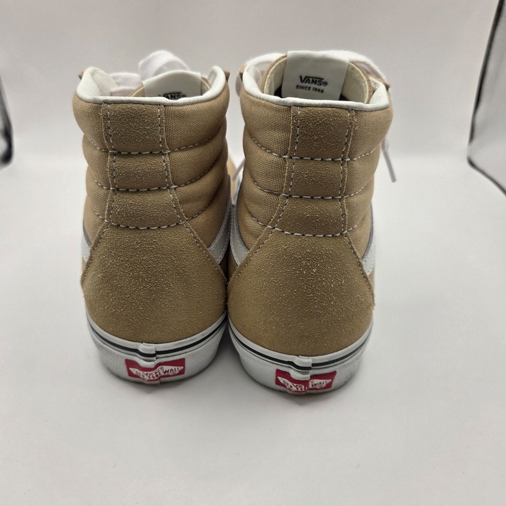 Vans Sk8-Hi Taos‎ Taupe Men's 8.5 Women's 10 Suede Skate Tan - Picture 5 of 8